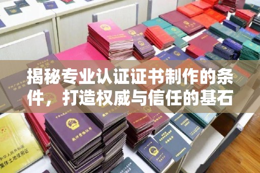 七台河揭秘专业认证证书制作的条件，打造权威与信任的基石