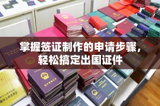 七台河掌握签证制作的申请步骤，轻松搞定出国证件